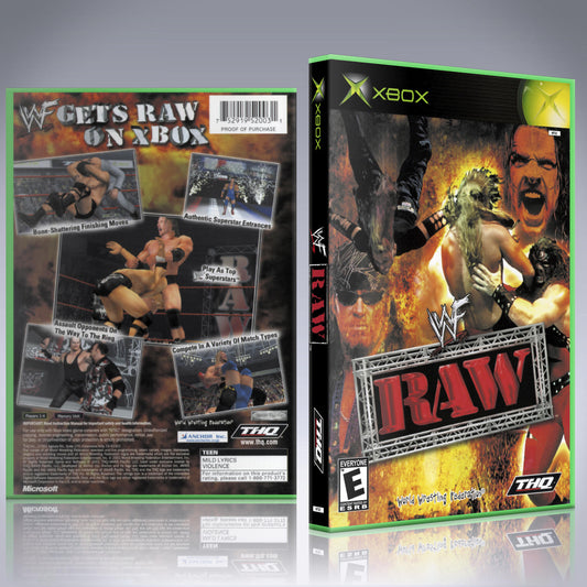 Xbox Case - NO GAME - WWF Raw