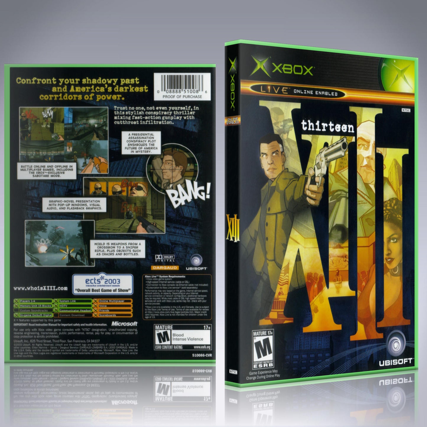 Xbox Case - NO GAME - XIII