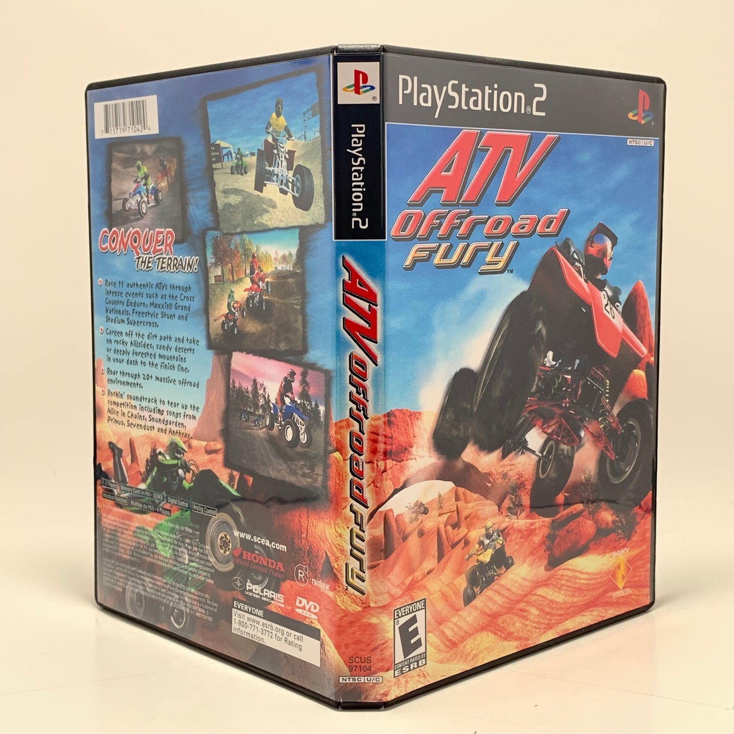 PS2 - NO GAME - ATV Off Road Fury