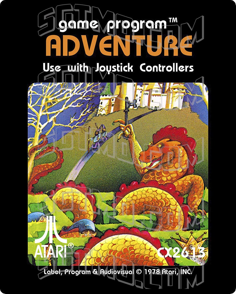 Atari 2600 Label - Adventure