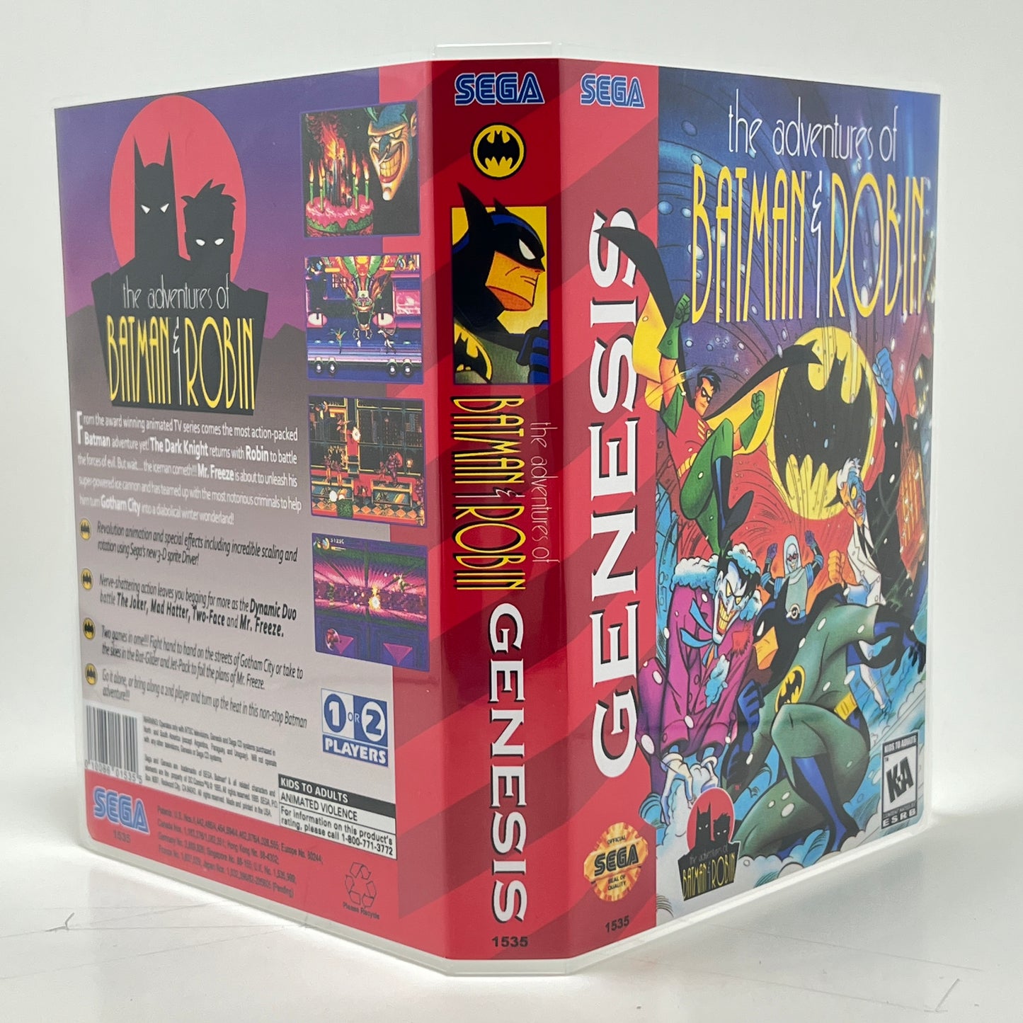 Sega Genesis Universal Game Case - NO GAME - Adventures of Batman and Robin