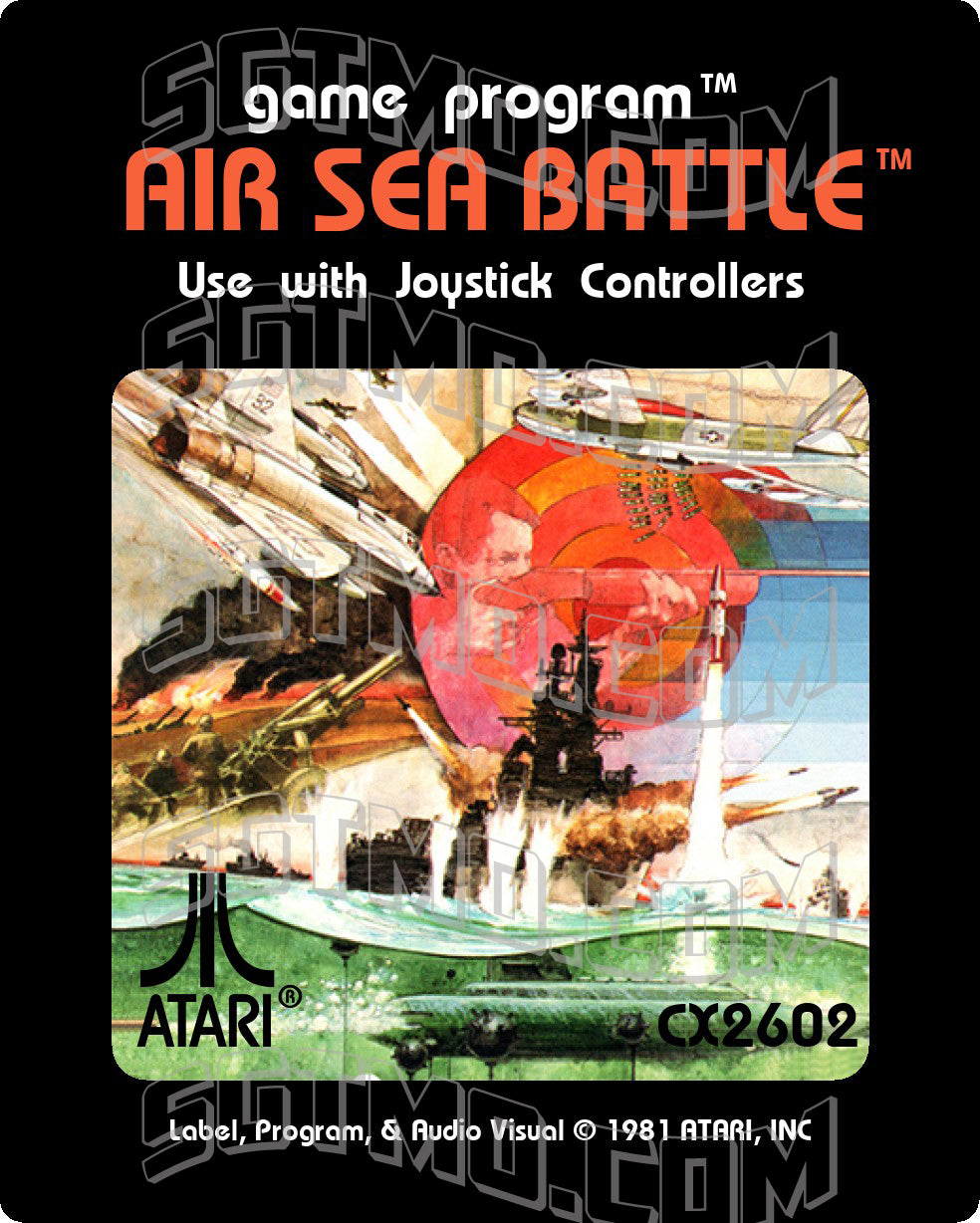 Atari 2600 Label - Air Sea Battle