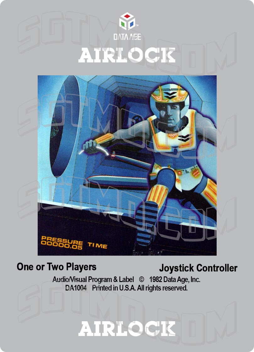 Atari 2600 Label - Airlock