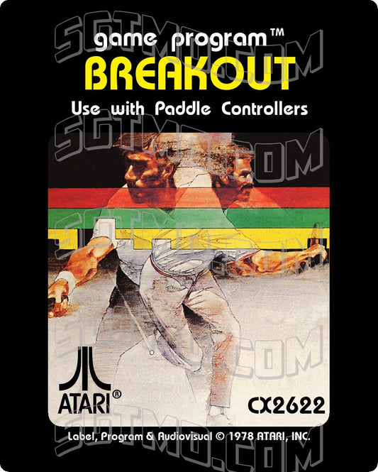 Atari 2600 Label - Breakout