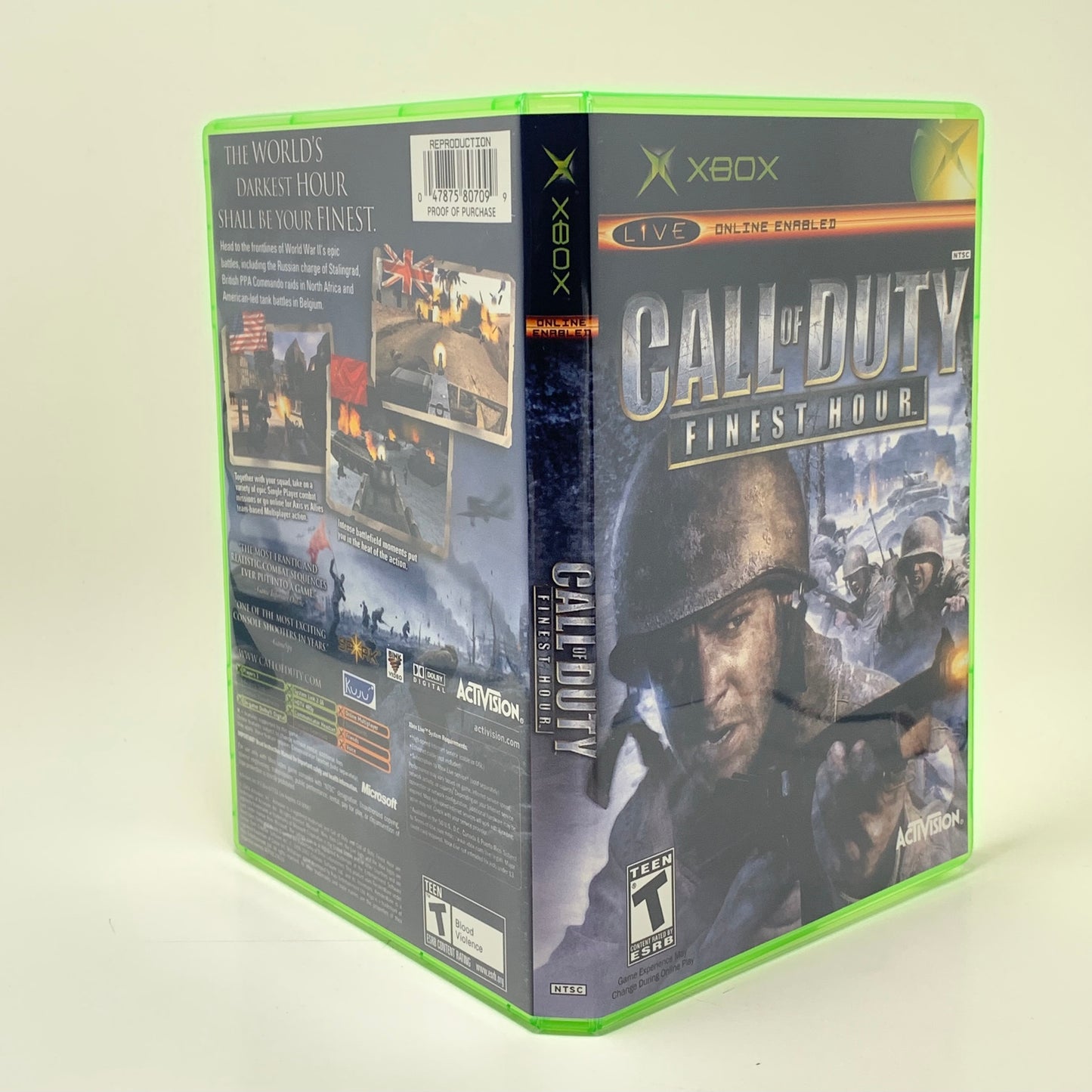 XBox - NO GAME - Call of Duty - Finest Hour