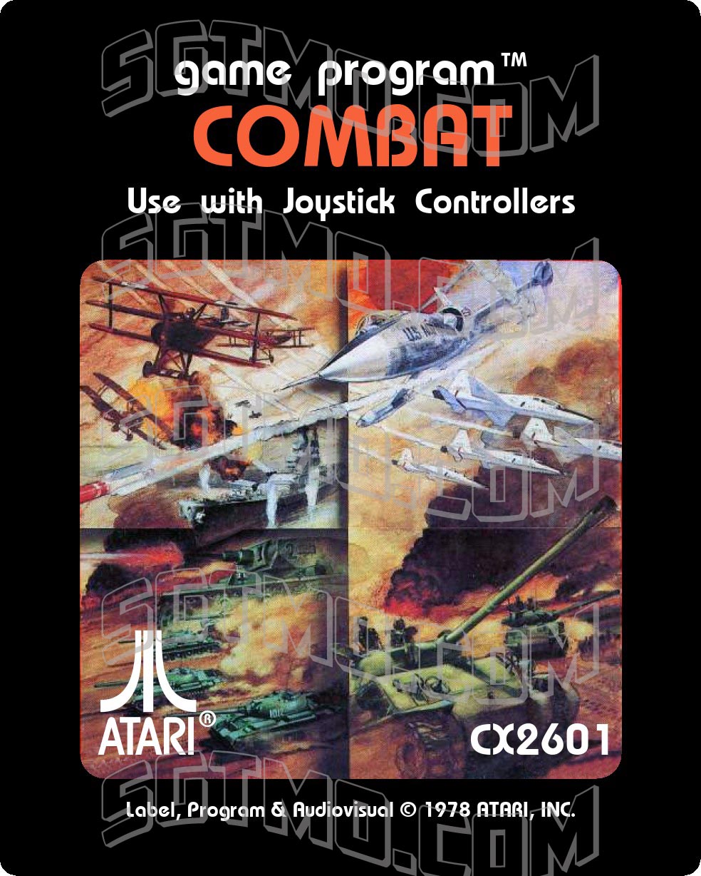 Atari 2600 Label - Combat