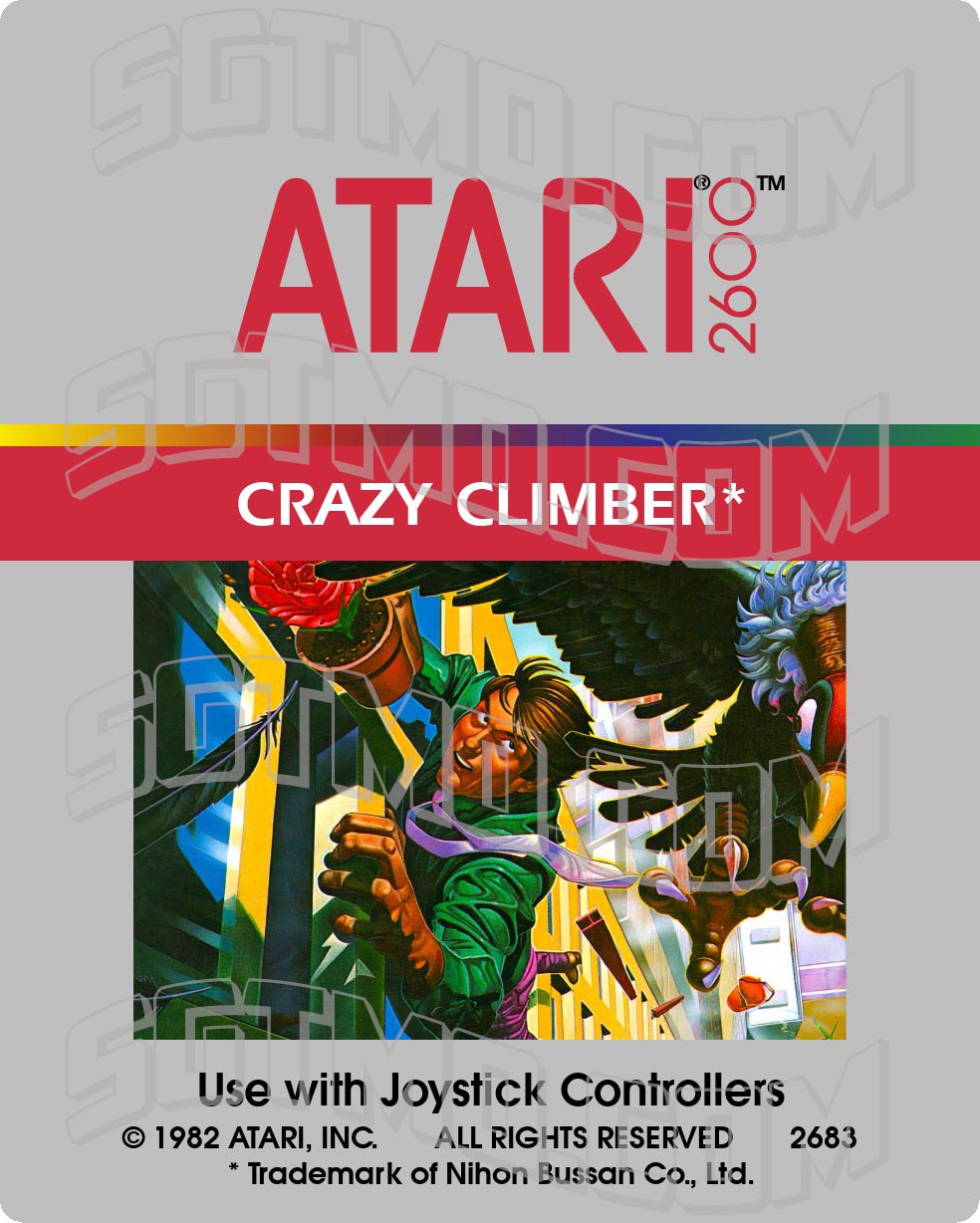Atari 2600 Label - Crazy Climber