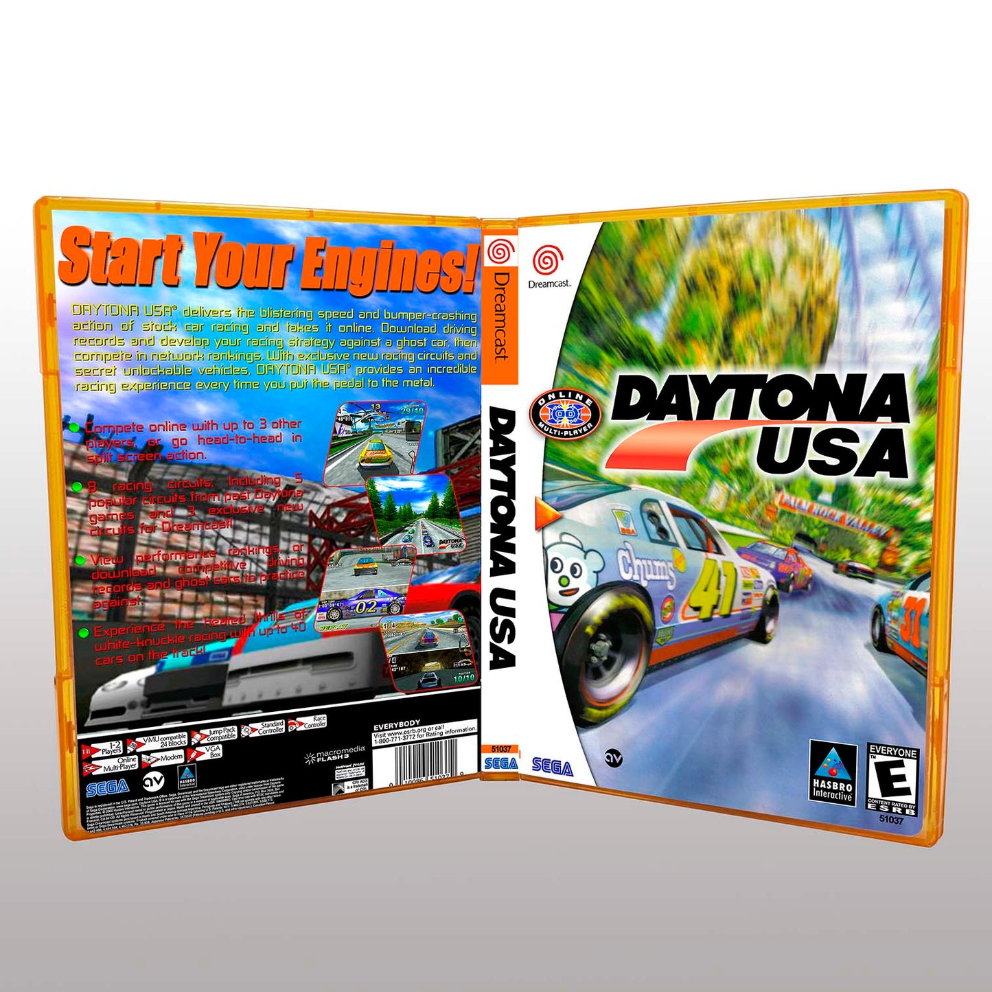 Dreamcast Custom Case - NO GAME - Daytona USA