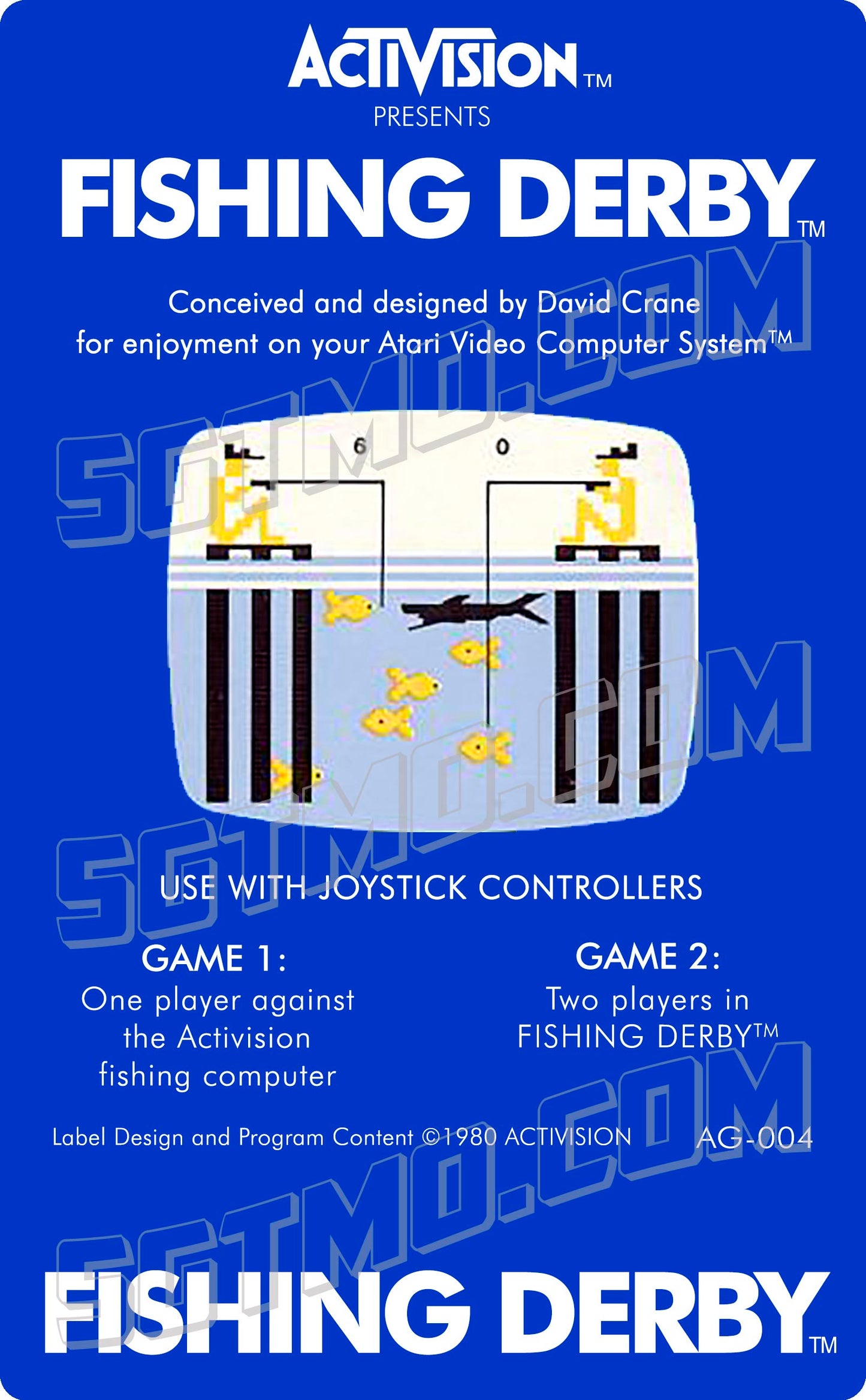 Atari 2600 Label - Fishing Derby