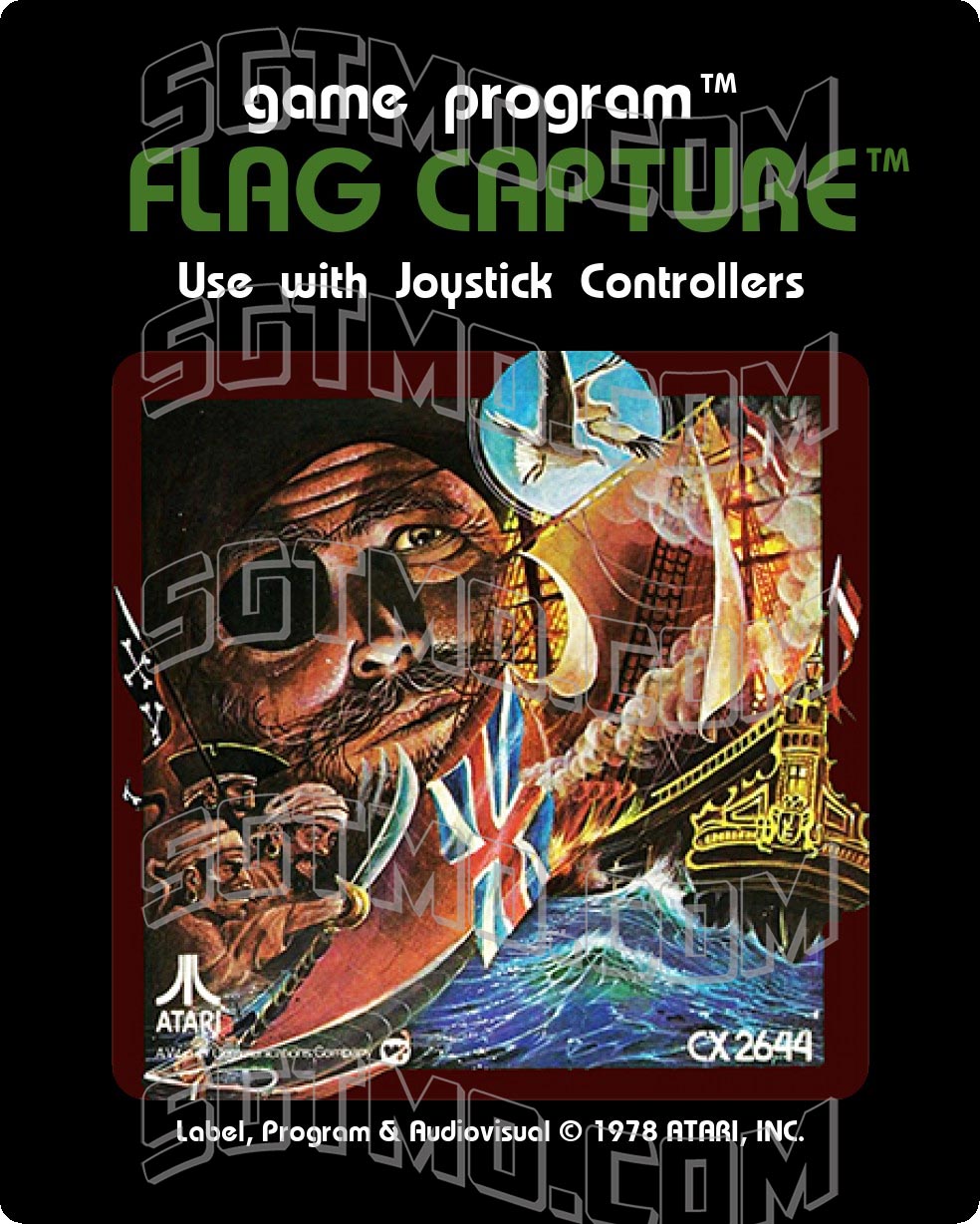 Atari 2600 Label - Flag Capture