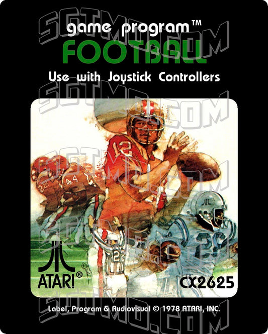 Atari 2600 Label - Football
