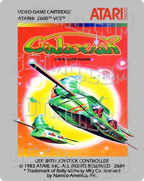 Atari 2600 Label - Galaxian