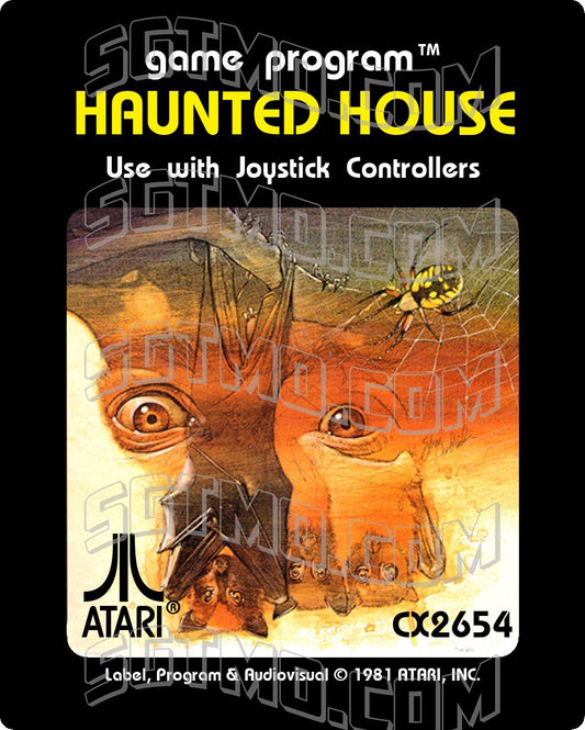 Atari 2600 Label - Haunted House
