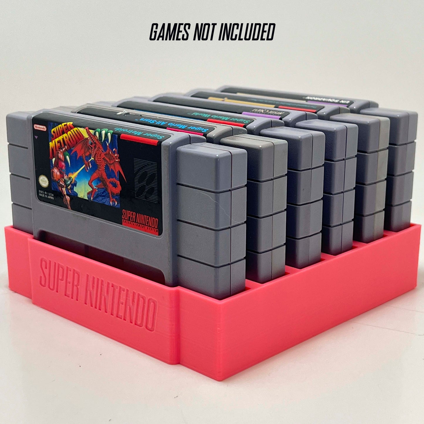 Super Nintendo Six Cartridge Storage Tray