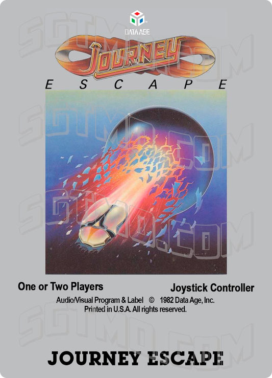 Atari 2600 Label - Journey Escape