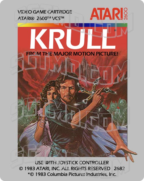 Atari 2600 Label - Krull