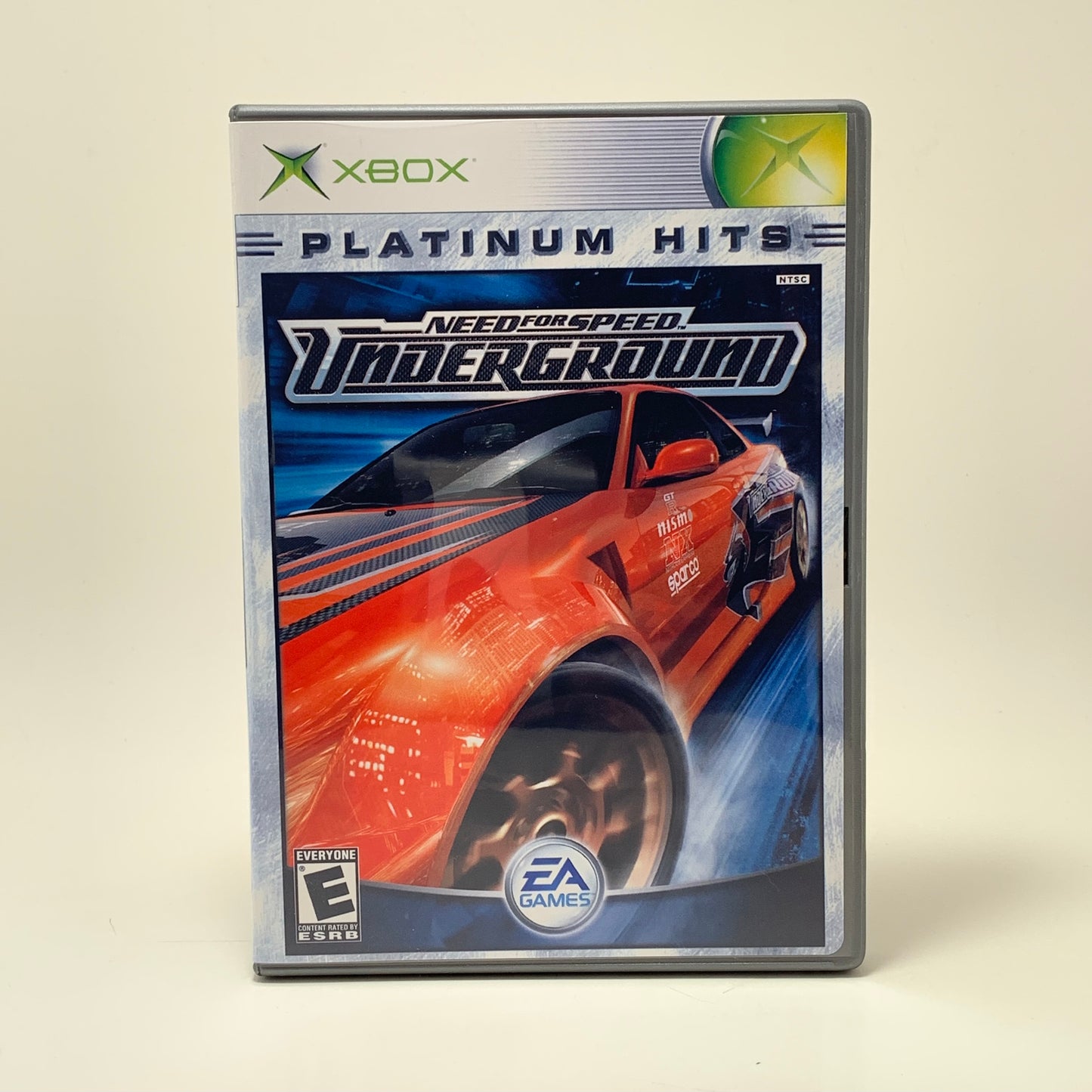 XBox - NO GAME - Need for Speed - Underground [Platinum Hits]