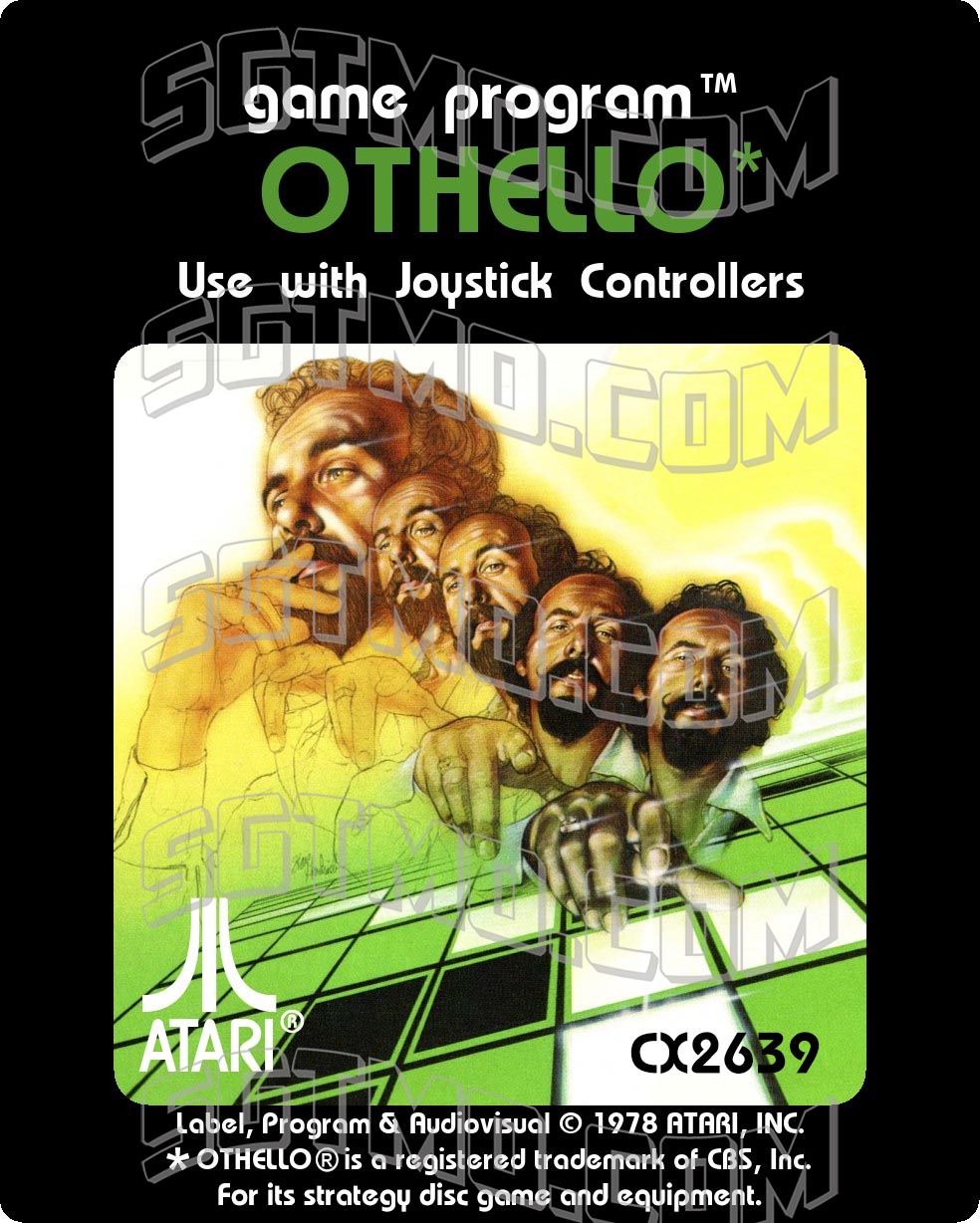 Atari 2600 Label - Othello