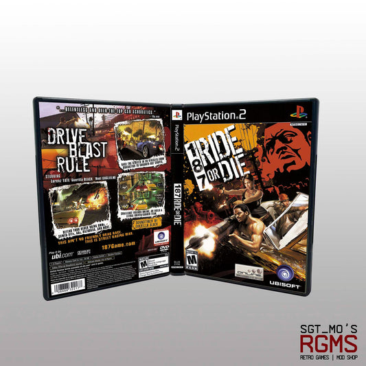 PS2 - NO GAME - 187 Ride Or Die