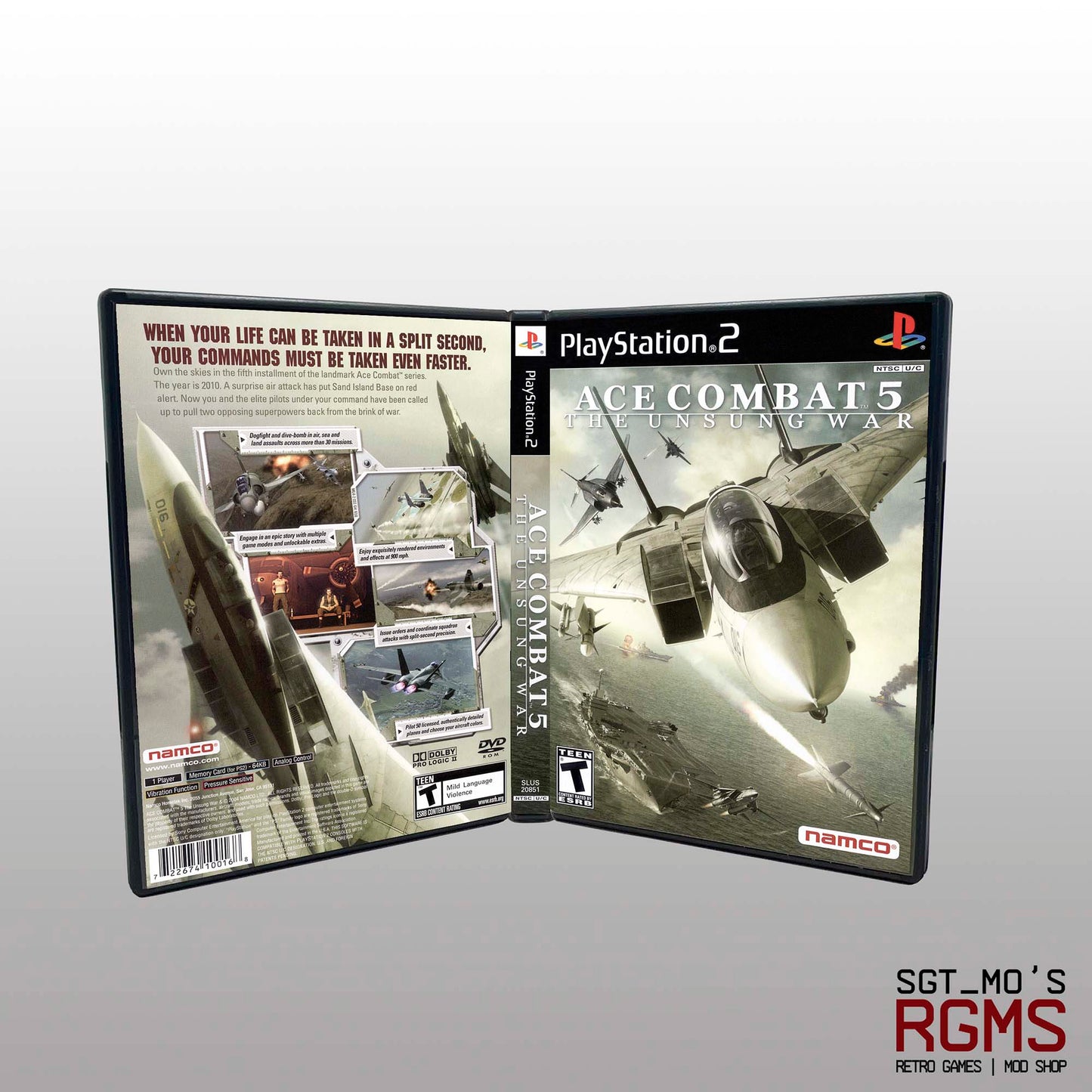 PS2 - NO GAME - Ace Combat 5 - The Unsung War