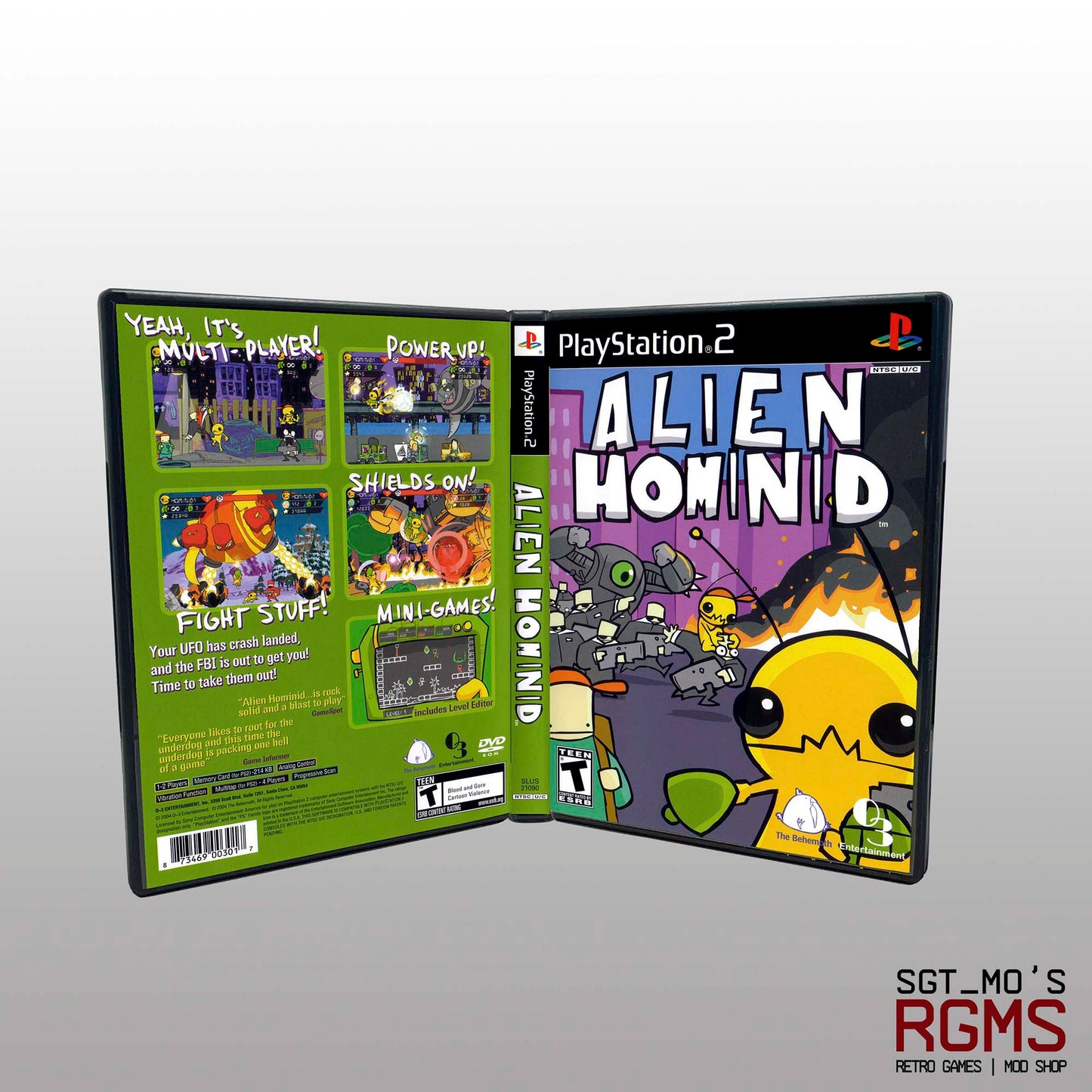PS2 - NO GAME - Alien Hominid
