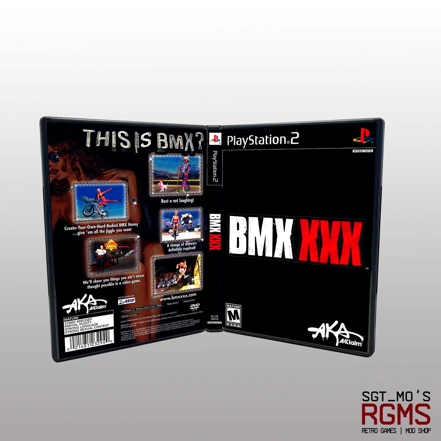 PS2 - NO GAME - BMX XXX