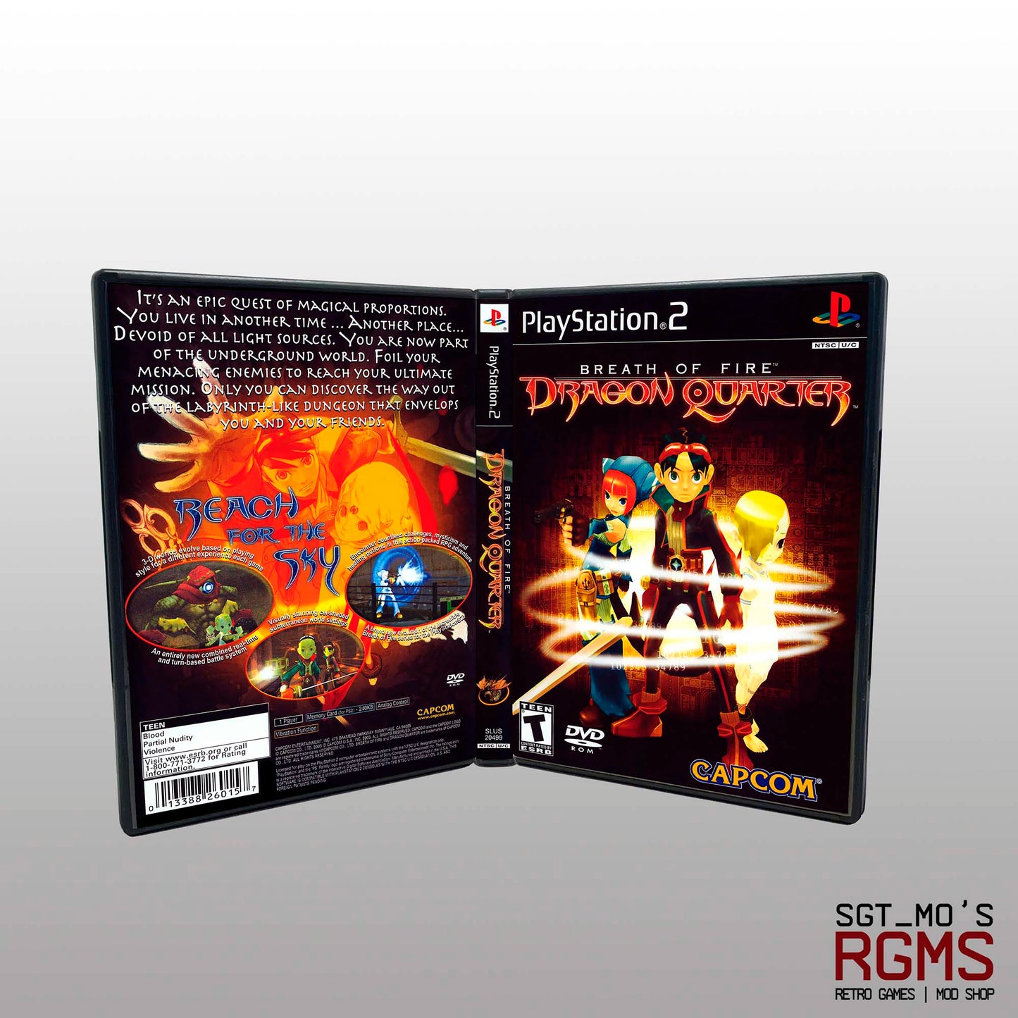 PS2 - NO GAME - Breath Of Fire - Dragon Quarter