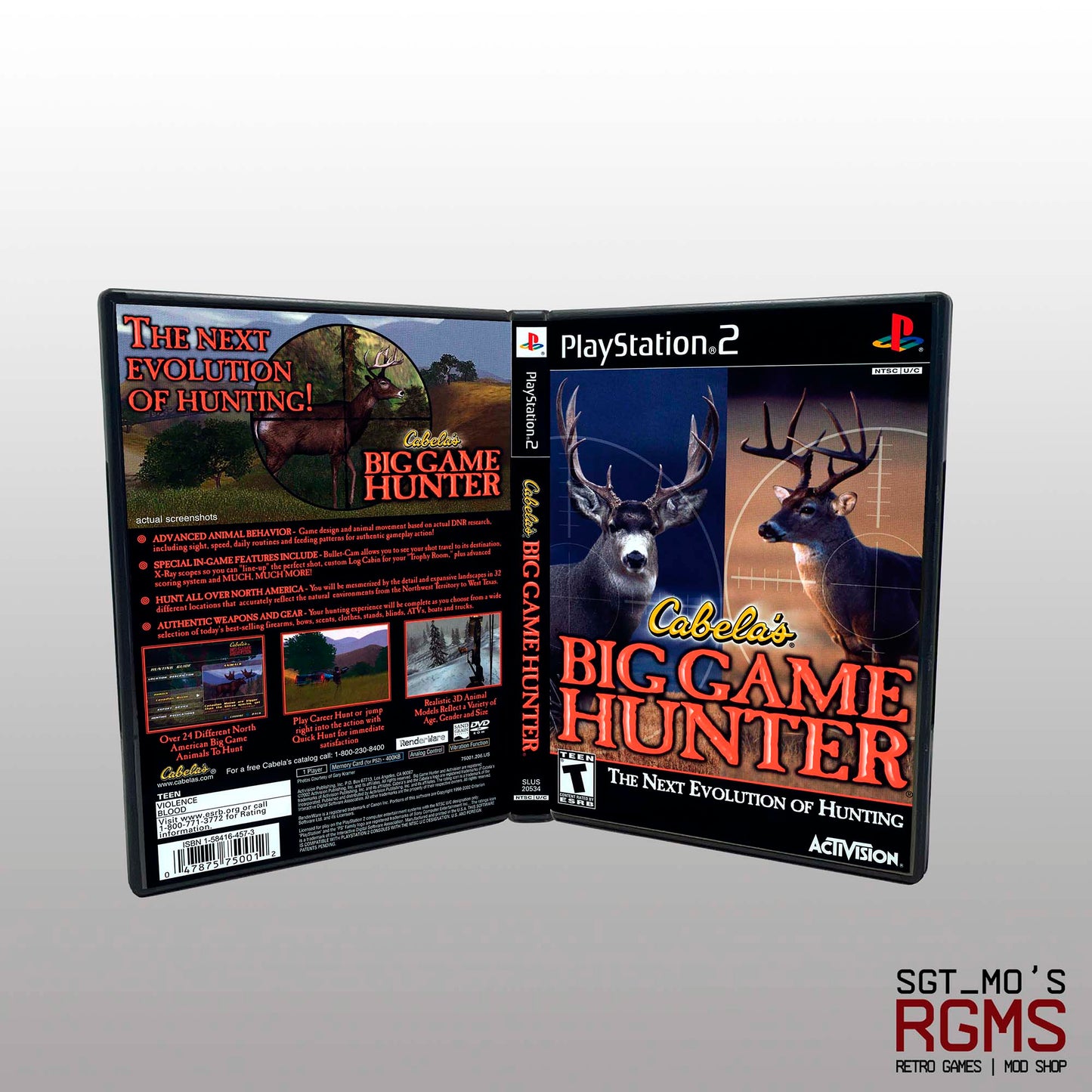 PS2 - NO GAME - Cabela's Big Game Hunter