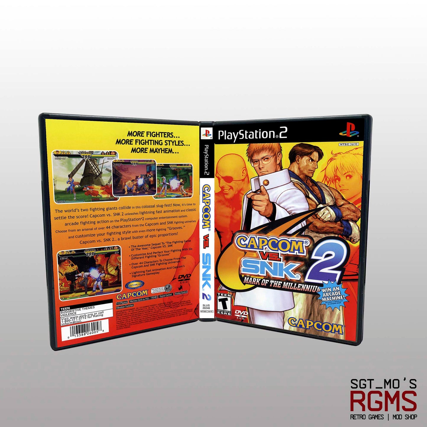 PS2 - NO GAME - Capcom Vs SNK 2