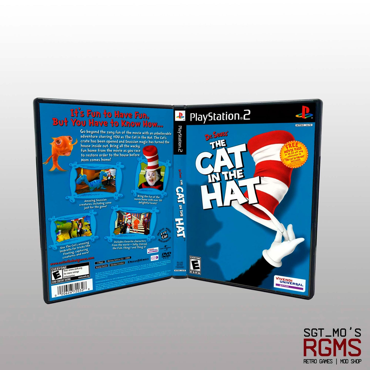 PS2 - NO GAME - Cat in the Hat, The