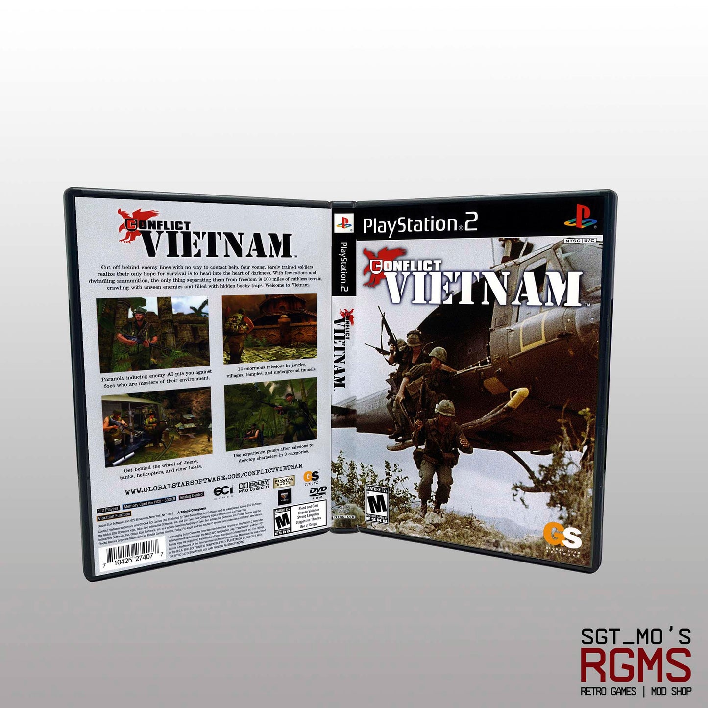 PS2 - NO GAME - Conflict - Vietnam