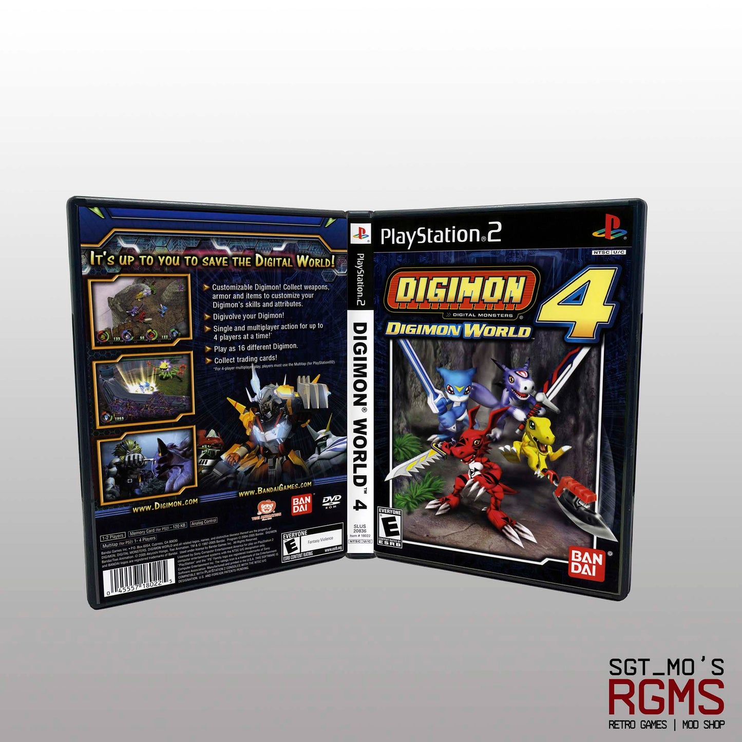 PS2 - NO GAME - Digimon World 4