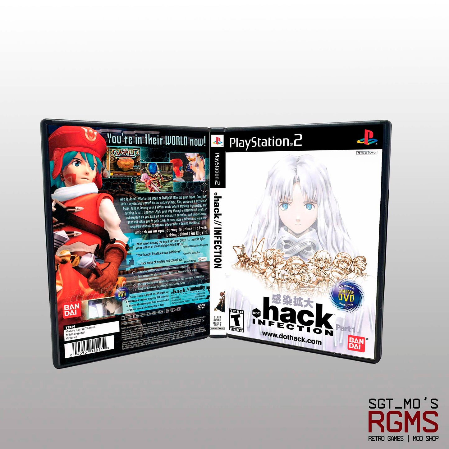 PS2 - NO GAME - Dot Hack Infection