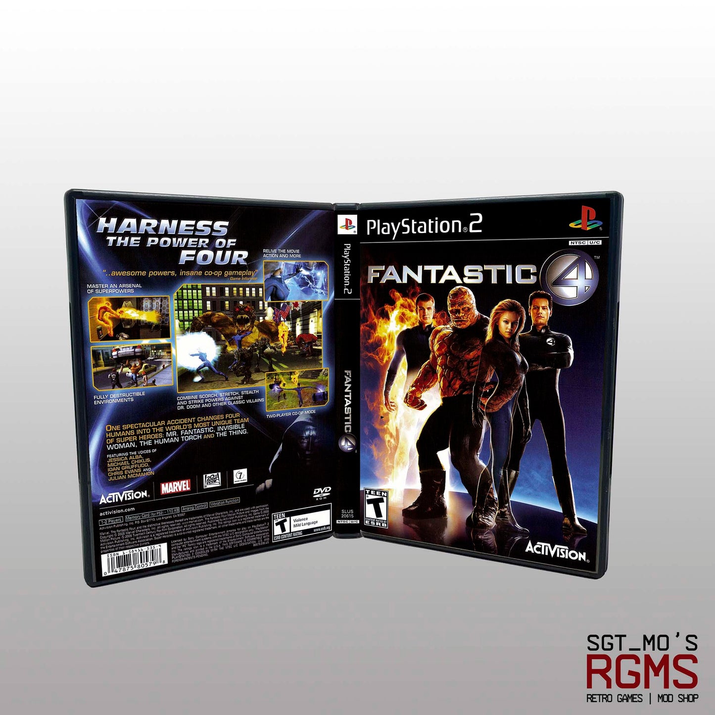 PS2 - NO GAME - Fantastic 4