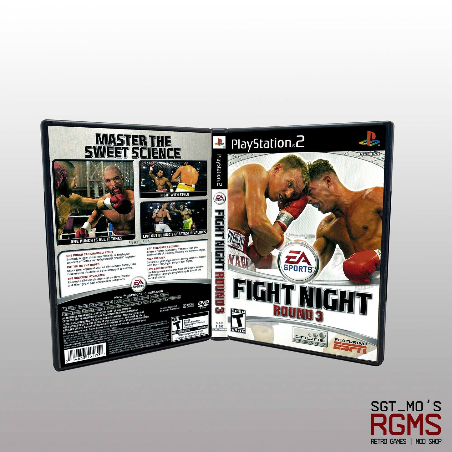 PS2 - NO GAME - Fight Night Round 3