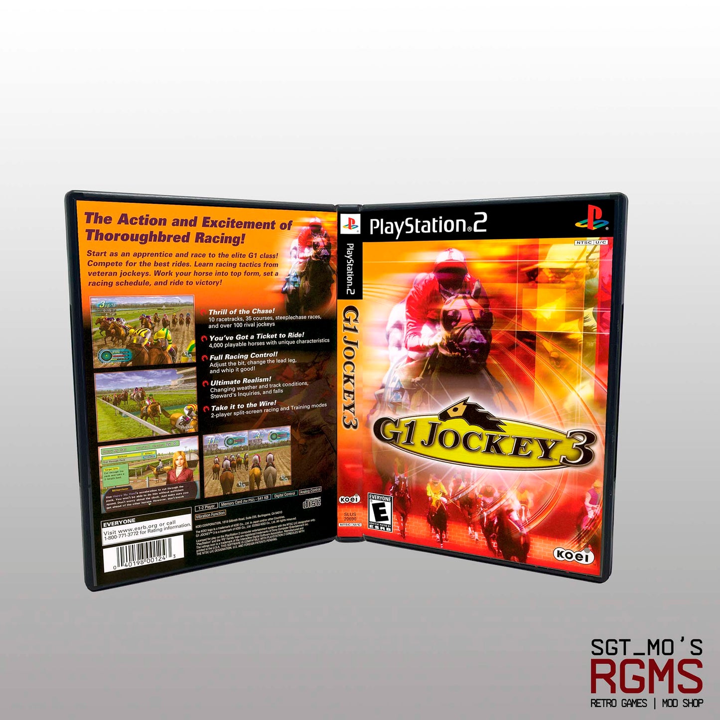 PS2 - NO GAME - G1 Jockey 3