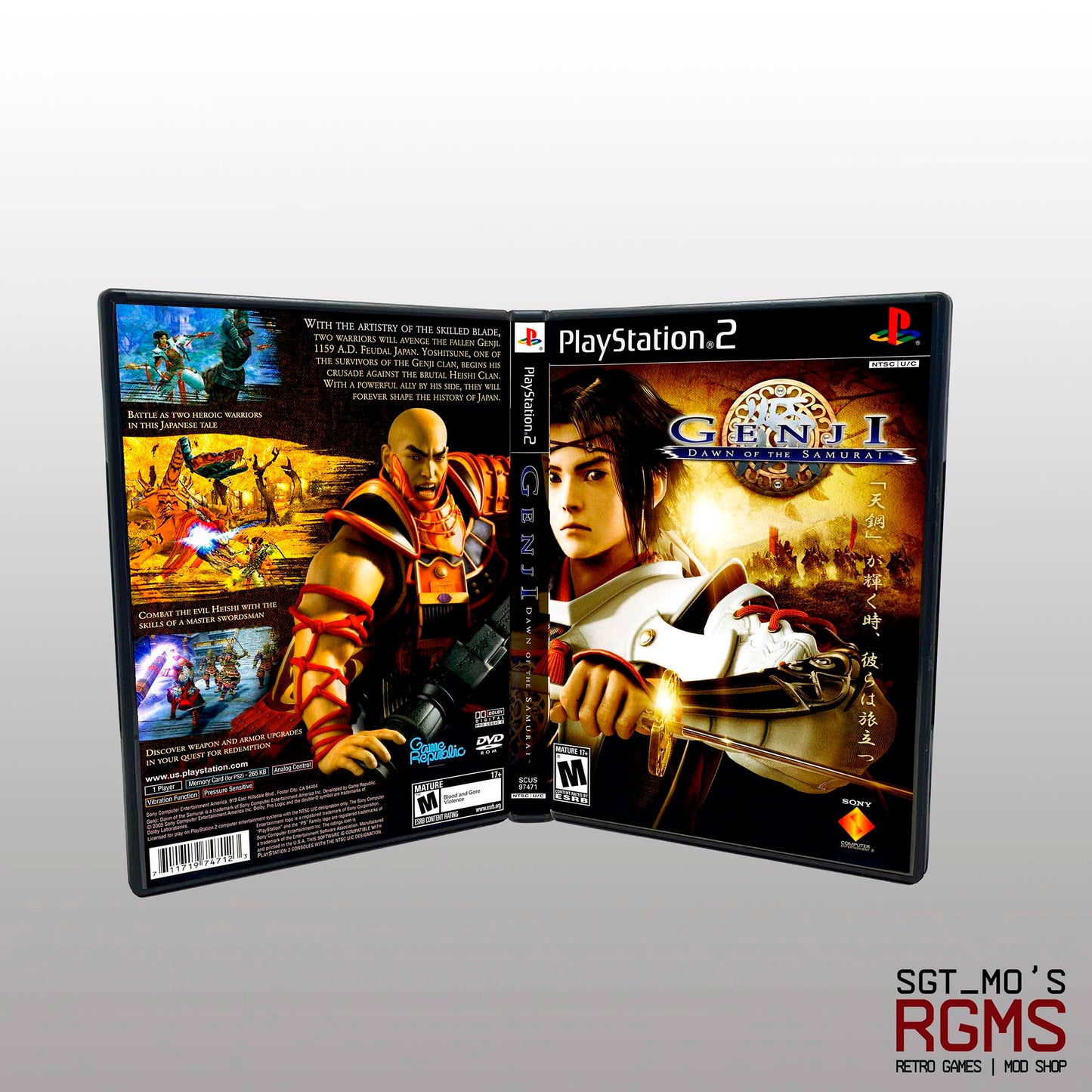 PS2 - NO GAME - Genji - Dawn Of The Samurai