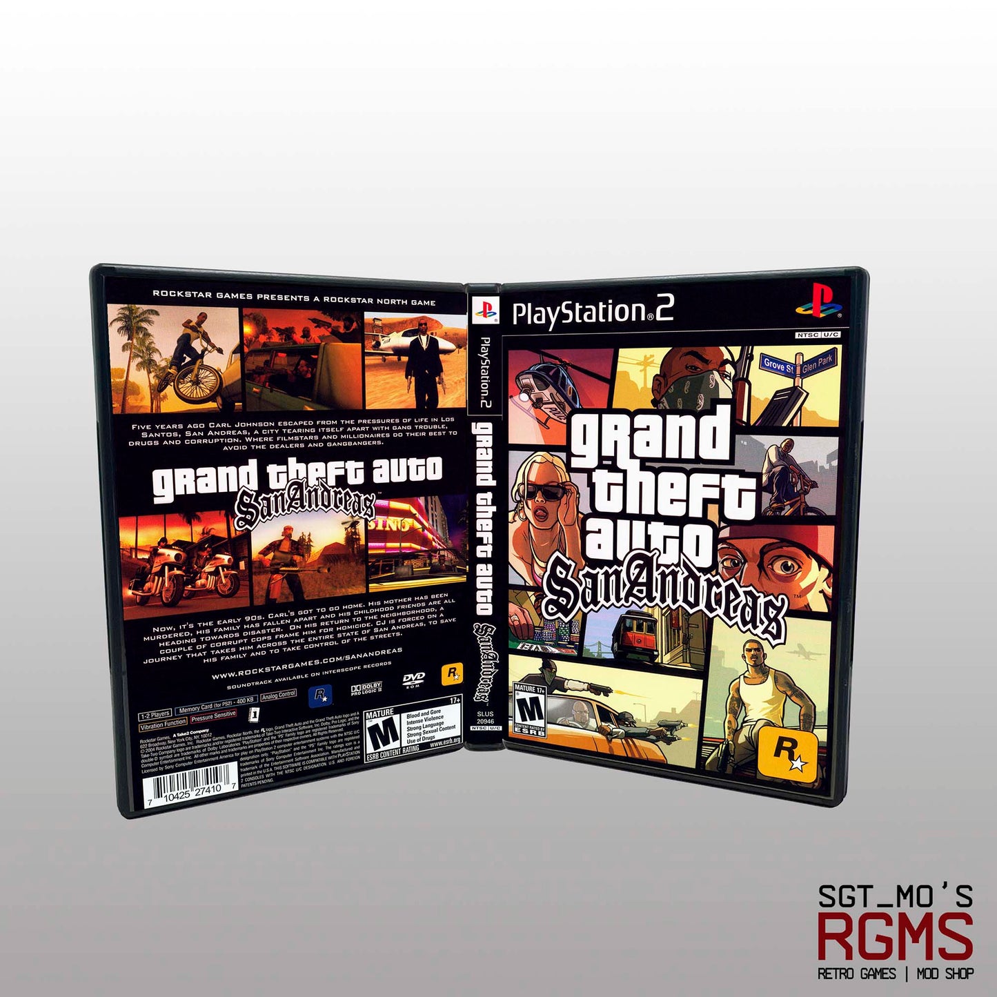 PS2 - NO GAME - Grand Theft Auto - San Andreas