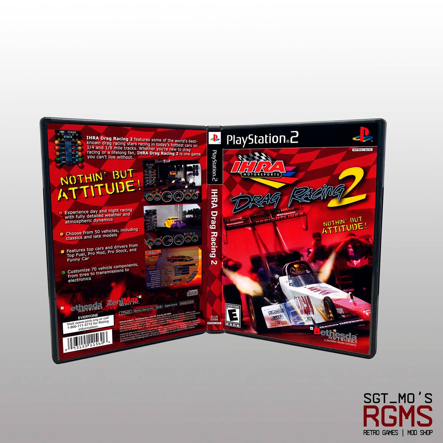 PS2 - NO GAME - IHRA Drag Racing 2