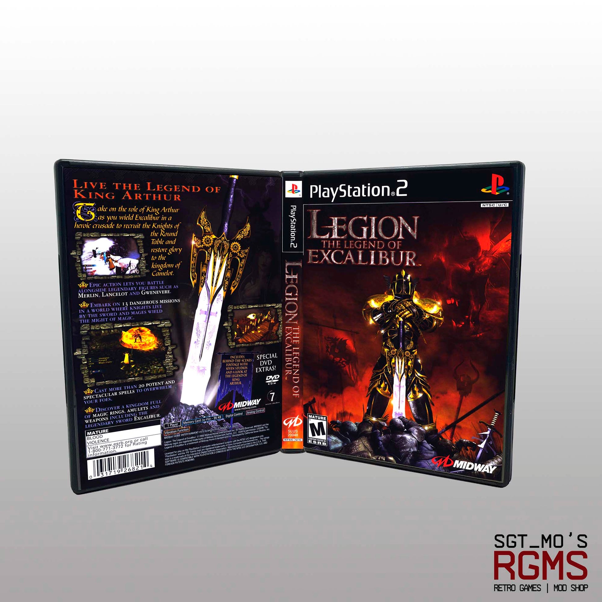 PS2 - NO GAME - Legion - The Legend of Excalibur – sgtmo