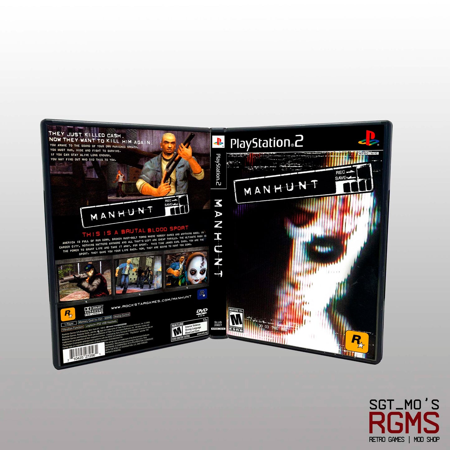 PS2 - NO GAME - Manhunt