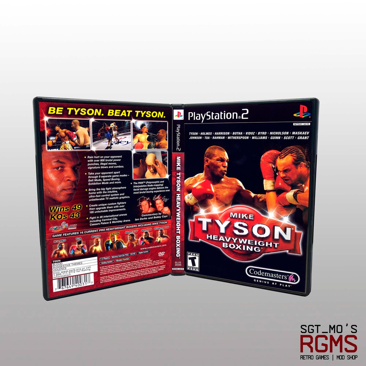 PS2 - NO GAME - Mike Tyson Heavyweight Boxing