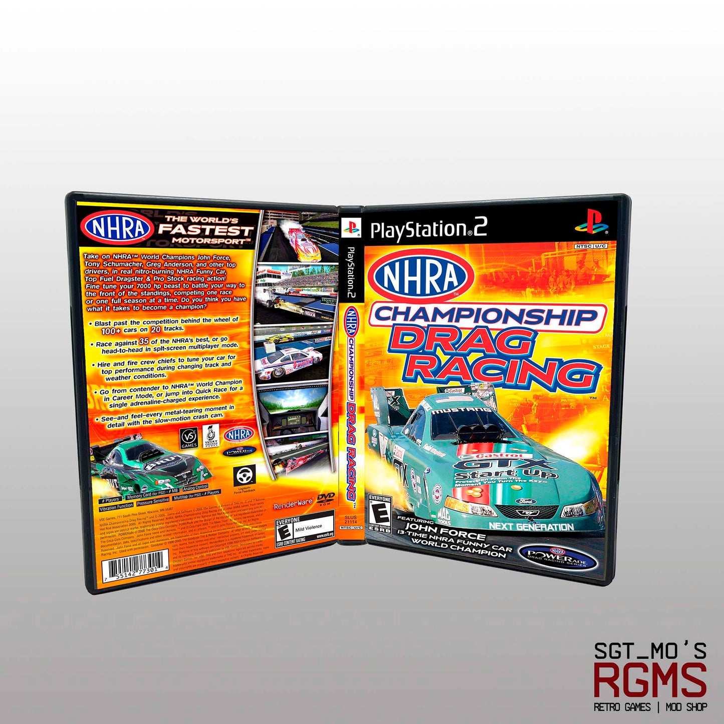 PS2 - NO GAME - NHRA Championship Drag Racing