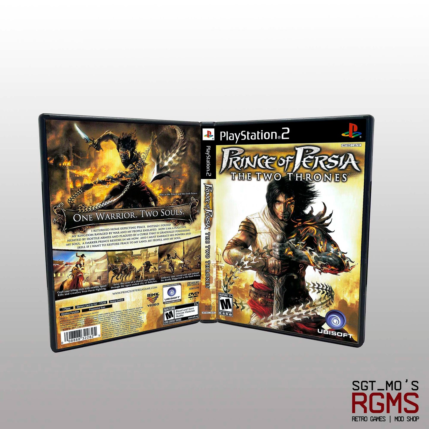 PS2 - NO GAME - Prince Of Persia - The Two Thrones