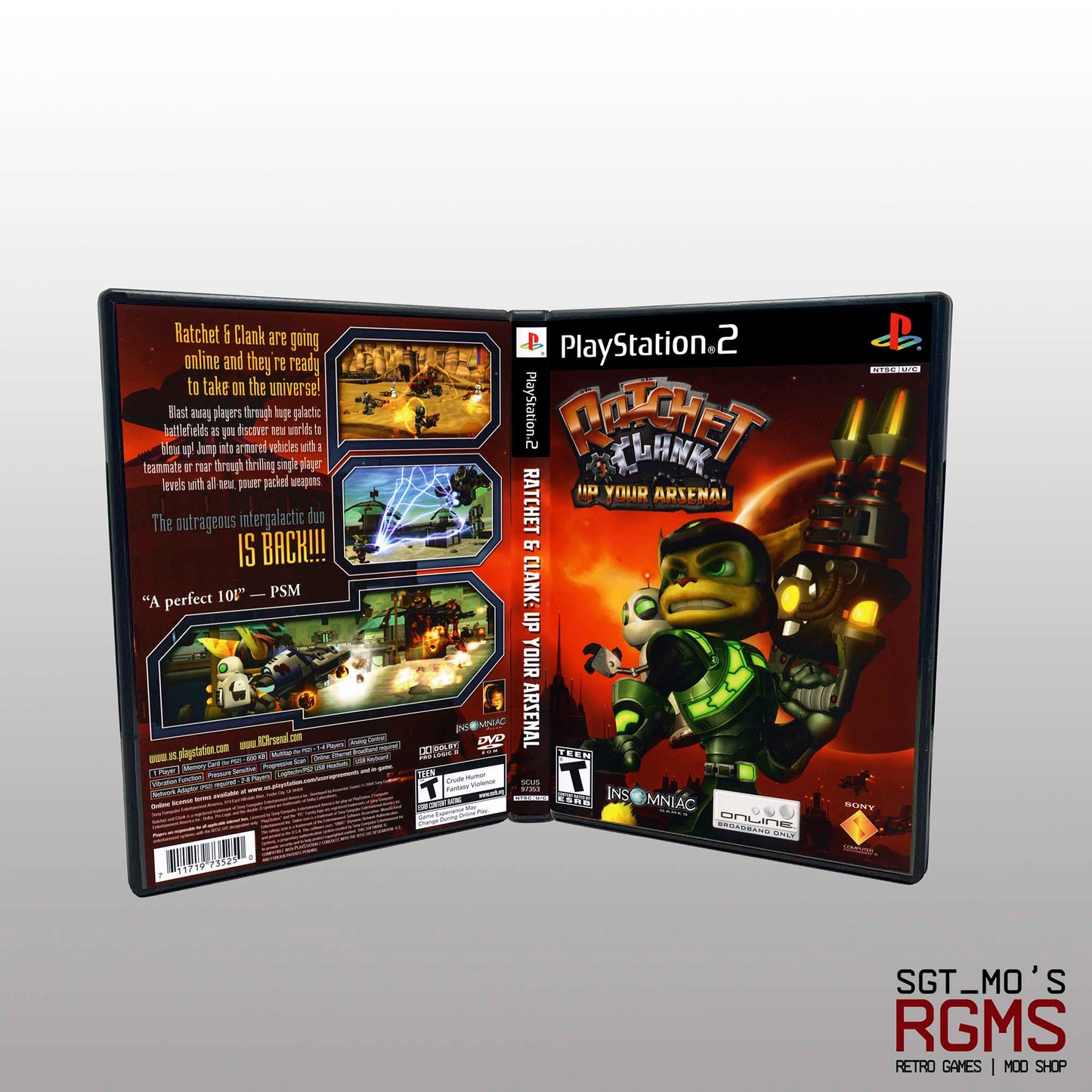 PS2 - NO GAME - Ratchet and Clank - Up Your Arsenal