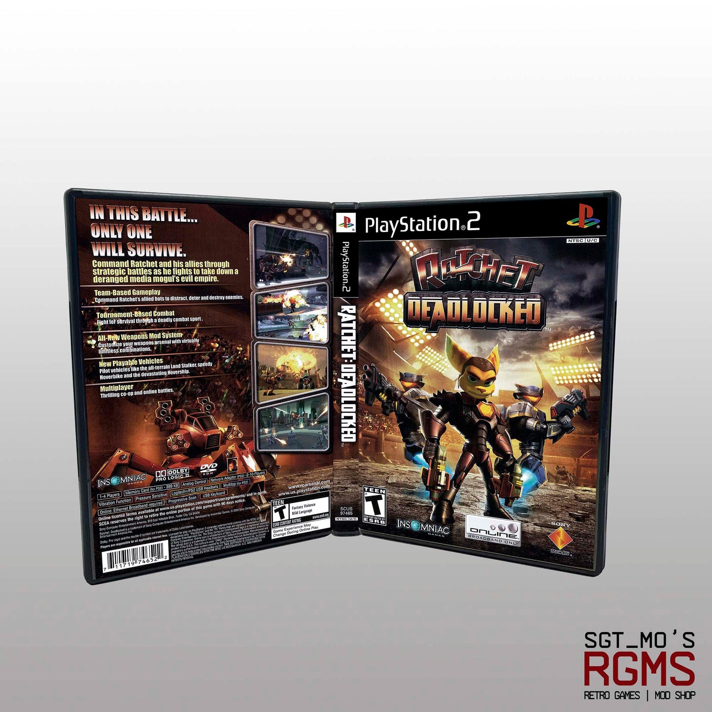 PS2 - NO GAME - Ratchet Deadlocked