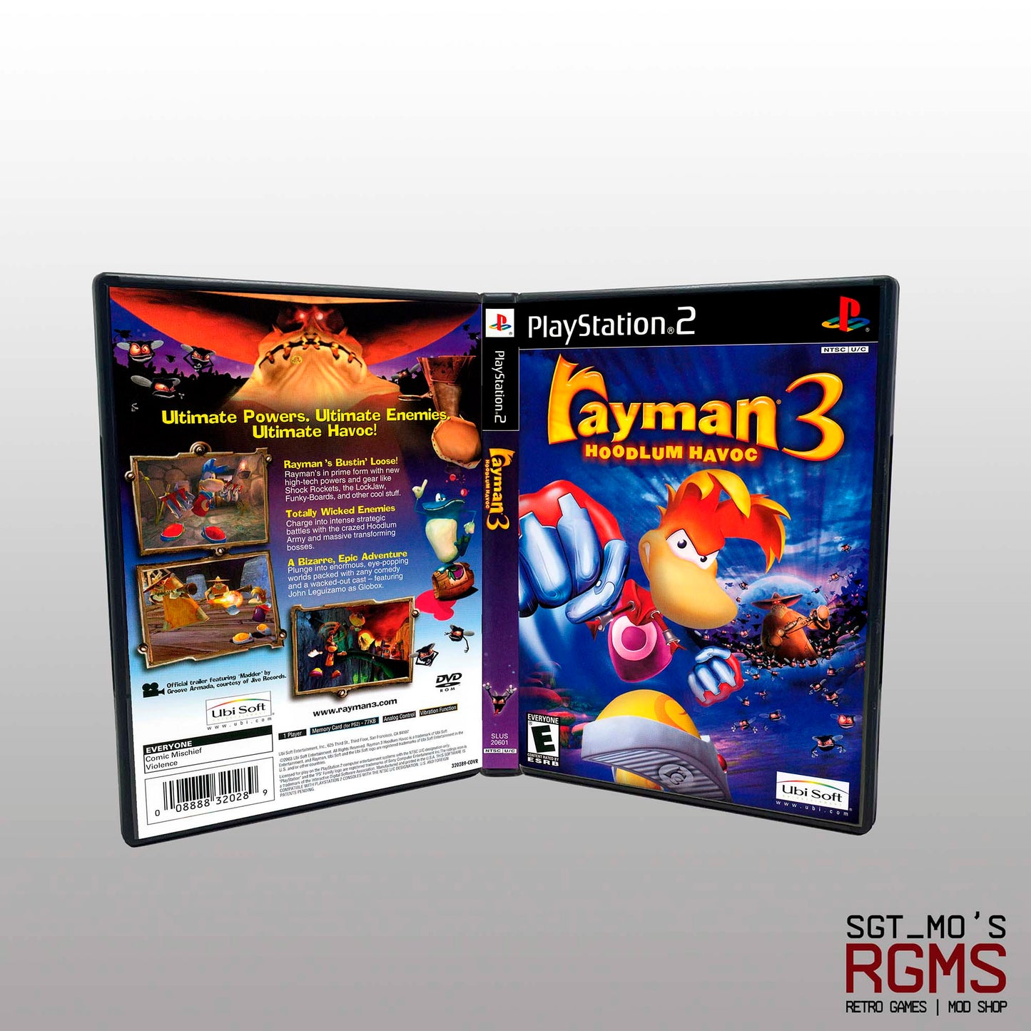 PS2 - NO GAME - Rayman 3 - Hoodlum Havoc