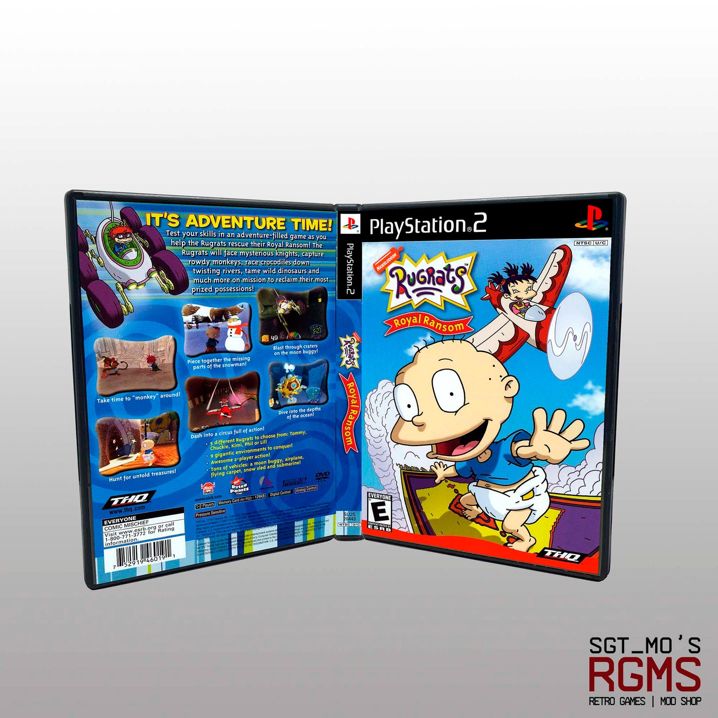 PS2 - NO GAME - Rugrats - Royal Ransom