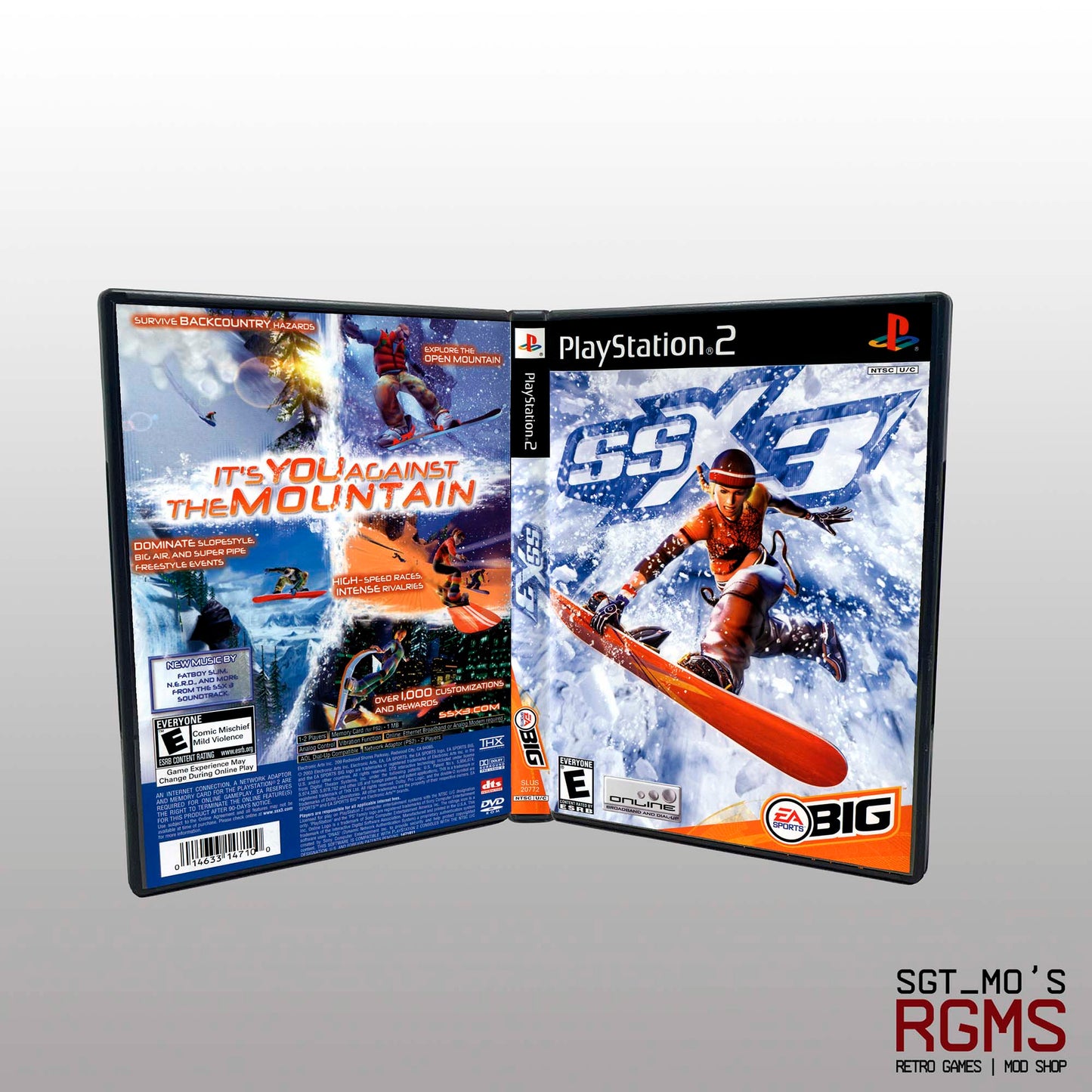 PS2 - NO GAME - SSX 3