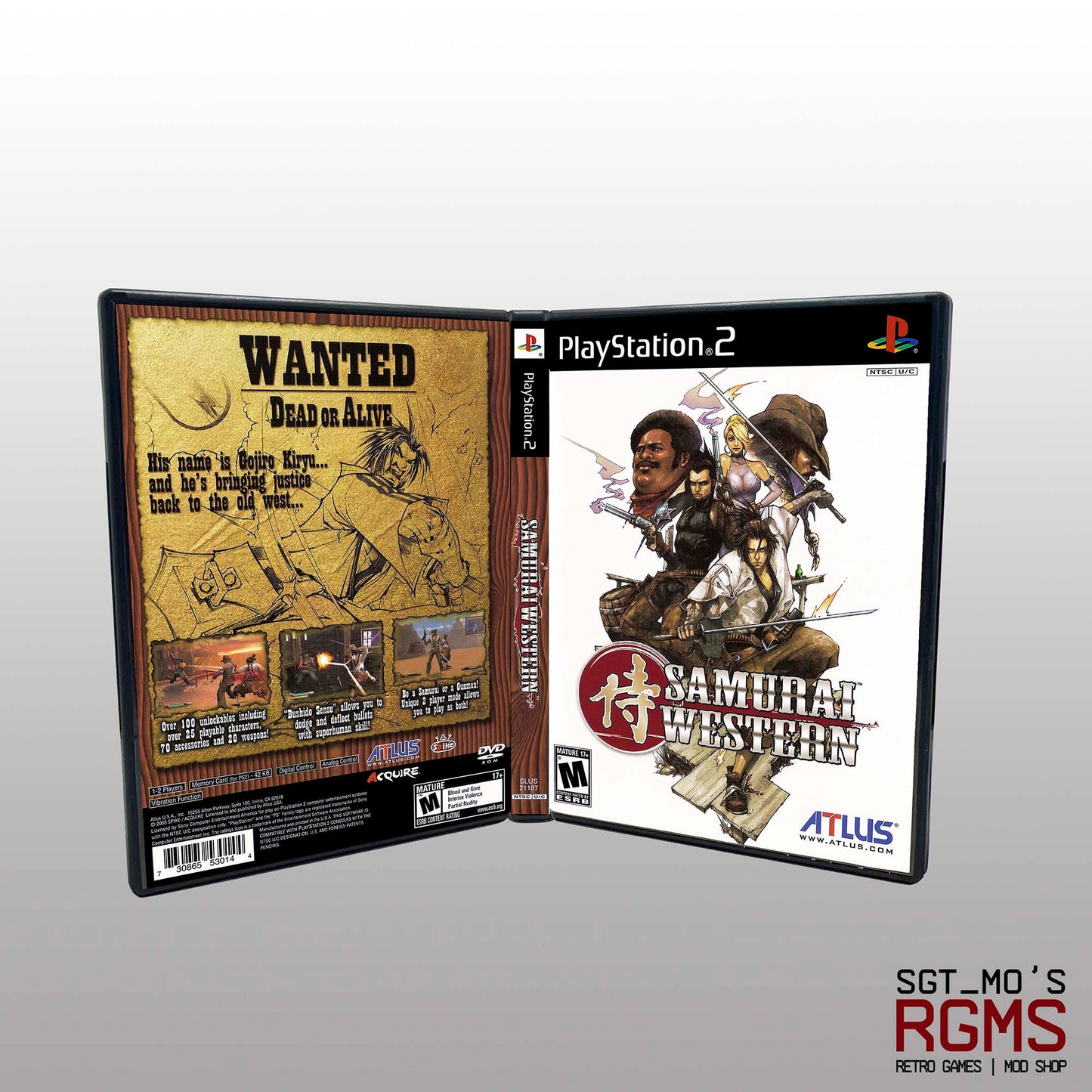 PS2 - NO GAME - Samurai Western